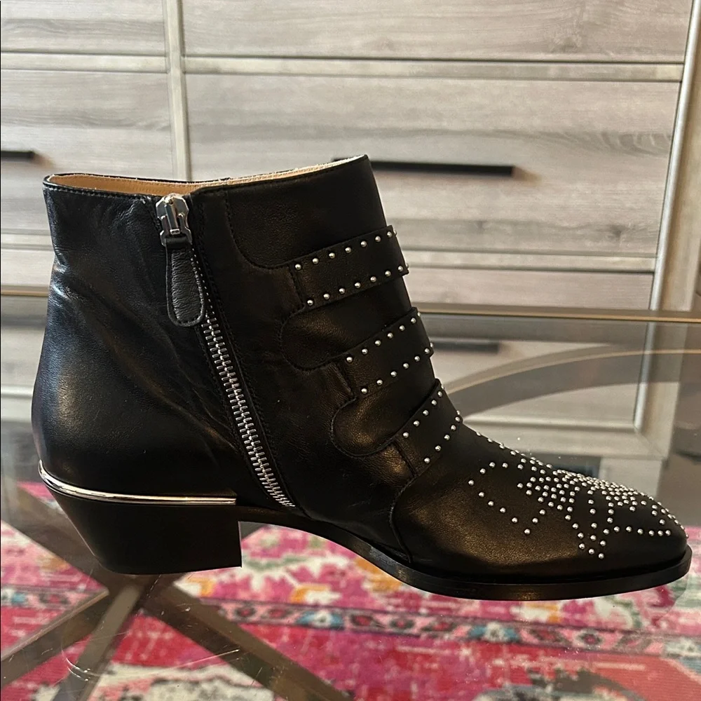 Chloé “Susan” Black Ankle Boots - Picture 6 of 10